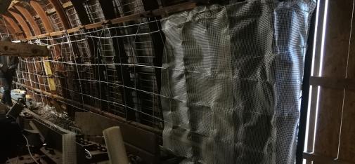 Blick in den Kohlestollen vor Beginn der Skulptierungsarbeiten.